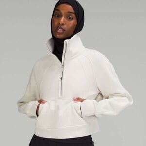 lululemon athletica White Half-Zip Sweatshirt